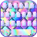 ثيم لوحة المفاتيح Fashionable Holographic APK