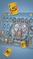 Fierce Snow Tiger Keyboard Bac screenshot 1