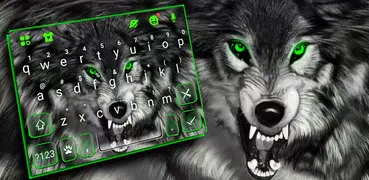 Fierce Wolf Green 主題鍵盤