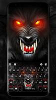 Tema Keyboard Fierce Wolf imagem de tela 1