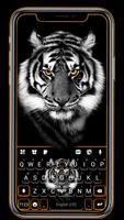 Fierce Tiger Black Plakat