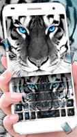 Tema Keyboard Fierce Tiger Eye poster