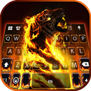 خلفية الكيبورد Fiery Tiger APK
