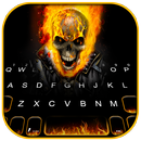 Teclado Fiery Ghost Skull APK