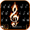 Hình nền bàn phím Fiery Hot Mu