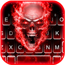 Fiery 3D Skull Theme APK