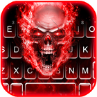 Fiery 3D Skull icon