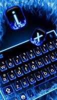 Teclado Fire Blue Neon imagem de tela 1