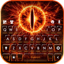 Fond de clavier Fire Evil Eye APK