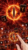 Fond de clavier Fire Evil Eye capture d'écran 1