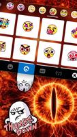 Fond de clavier Fire Evil Eye capture d'écran 2