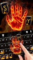 Fundo do Teclado Fire Hand imagem de tela 1