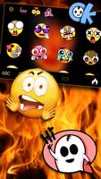 Fundo do Teclado Fire Hand imagem de tela 2
