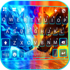 Cool Wolf Live Tastaturhinterg Zeichen