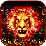 الكيبورد Fire Roar Lion أيقونة