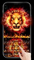 Fire Roar Lion Affiche
