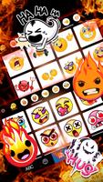 Hình nền bàn phím Fire Skull D ảnh chụp màn hình 3