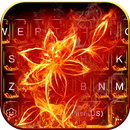 Fire Weed Flower Teclado APK