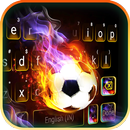 Fond de clavier Fire Soccer APK