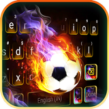 Фон клавиатуры Fire Soccer иконка