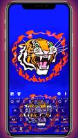Thème de clavier Fire Tiger Affiche