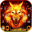 Fire Wolf Keyboard Background icon