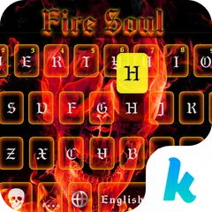 Fire Soul Skull Keyboard Theme APK download