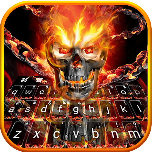 Fire Skull Teclado