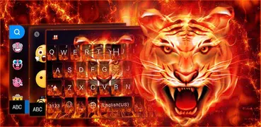 Tema Cruel Tiger 3D per Tastie