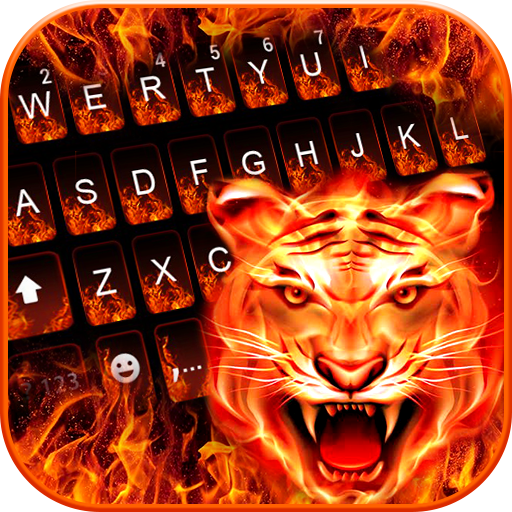 O tema de teclado Cruel Tiger 