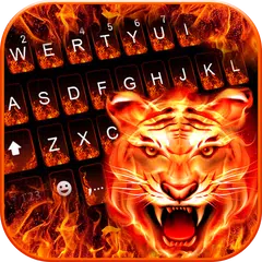 Baixar O tema de teclado Cruel Tiger  APK