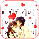 Tema Keyboard Forehead Kiss APK