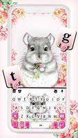 Flower Chinchilla Plakat