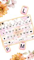 Фон клавиатуры Flower Butterfl скриншот 1