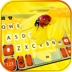Фон клавиатуры Flower Ladybug иконка