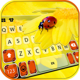 Фон клавиатуры Flower Ladybug иконка