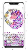 Фон клавиатуры Flower Pink Uni постер