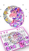 Фон клавиатуры Flower Pink Uni скриншот 1