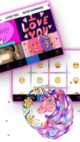 Фон клавиатуры Flower Pink Uni скриншот 3