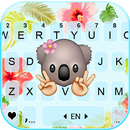 Fundo do Teclado Floral Koala APK