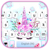 Floral Pink Unicorn icon