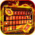 خلفية الكيبورد Flames 3D Live