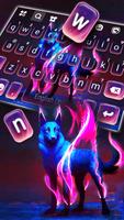 Flaming Neon Wolf screenshot 1