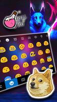 Flaming Neon Wolf screenshot 2