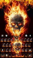 الكيبورد Flaming Death Skull تصوير الشاشة 1