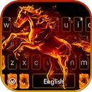 الكيبورد Flaming Fire Horse APK
