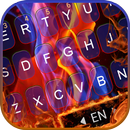 Flaming Fire Keyboard Theme APK