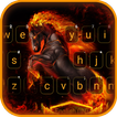 Fond de clavier Flaming Horse