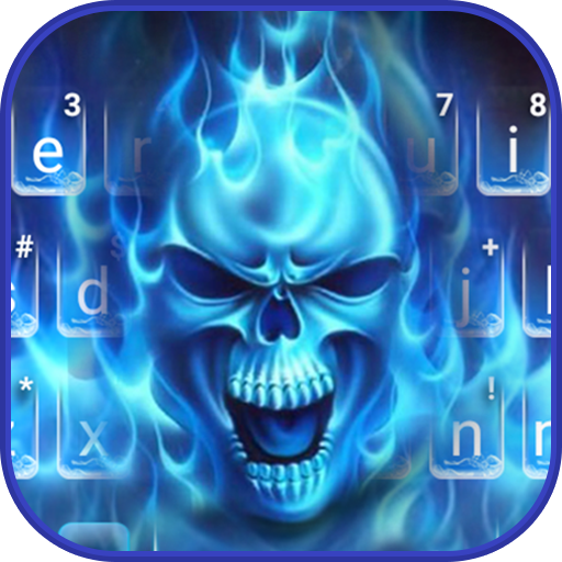 Flaming Ice Skull Tema Tastier