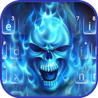 Flaming Ice Skull Zeichen